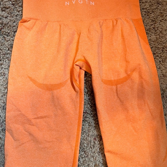 Orange Contour Seamless Leggings NVGTN - Picture 6 of 9